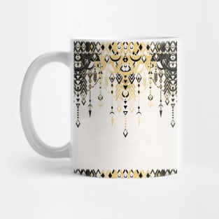 Modern Deco in Black and Cream Mug